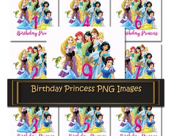 Birthday Princess Design GiggleBoxDesignShop  paper, Fabric, Scrapbook, Design, Stationary, Clip Art, Crafts