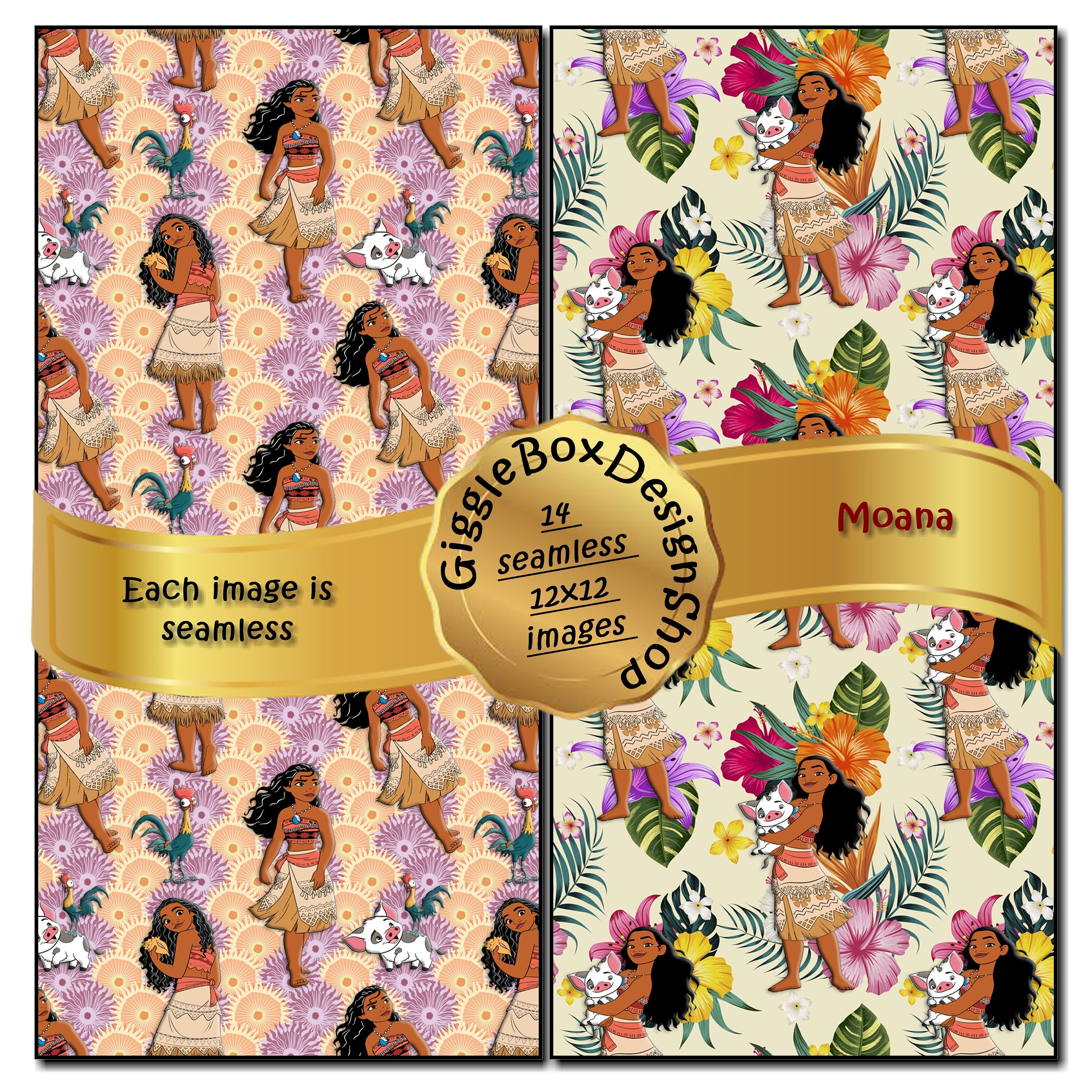 Moana Party Printable Moana Digital Paper Digital Paper - Etsy