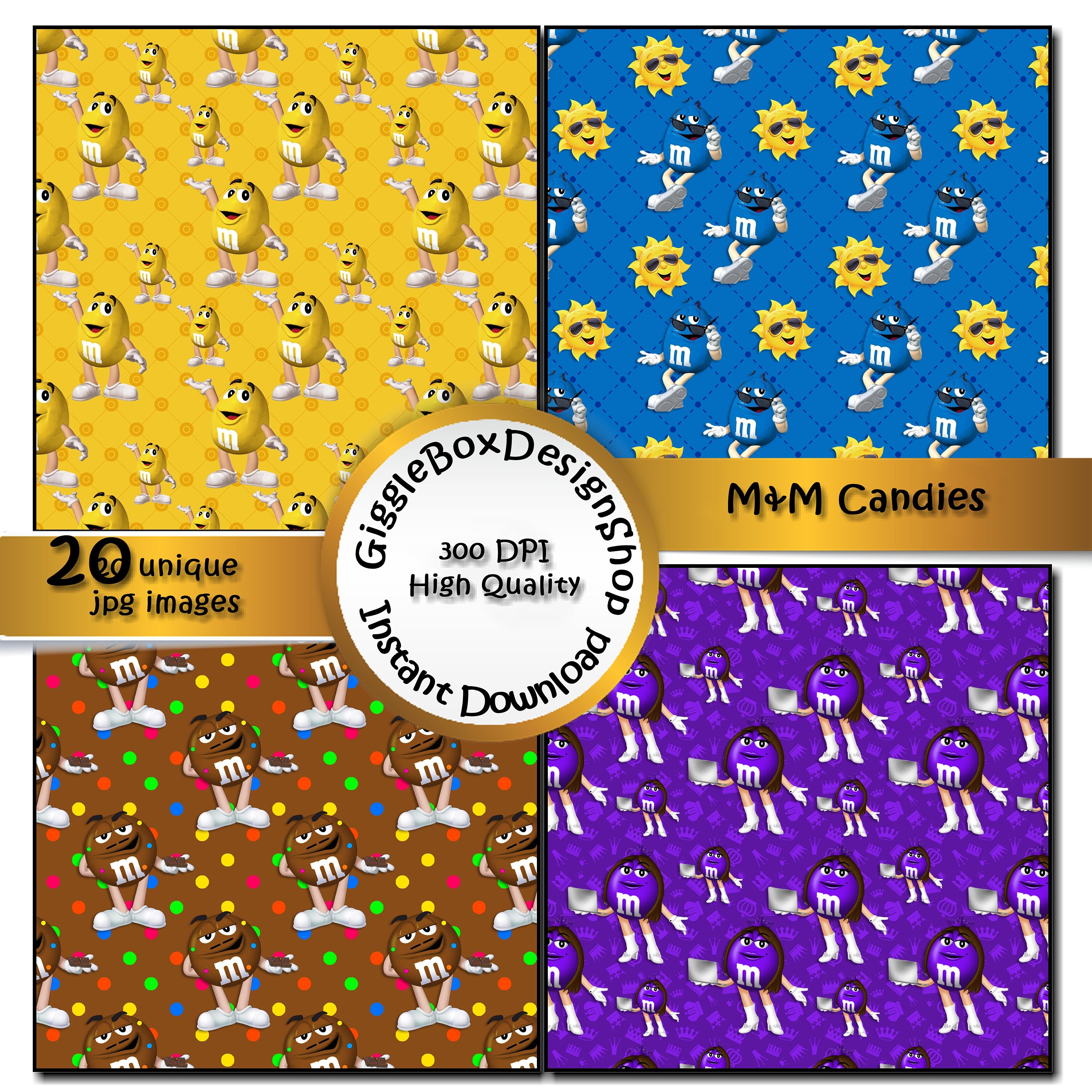 Peanut M&amp;M Candy Party Printable Stationary Card Digital - Etsy