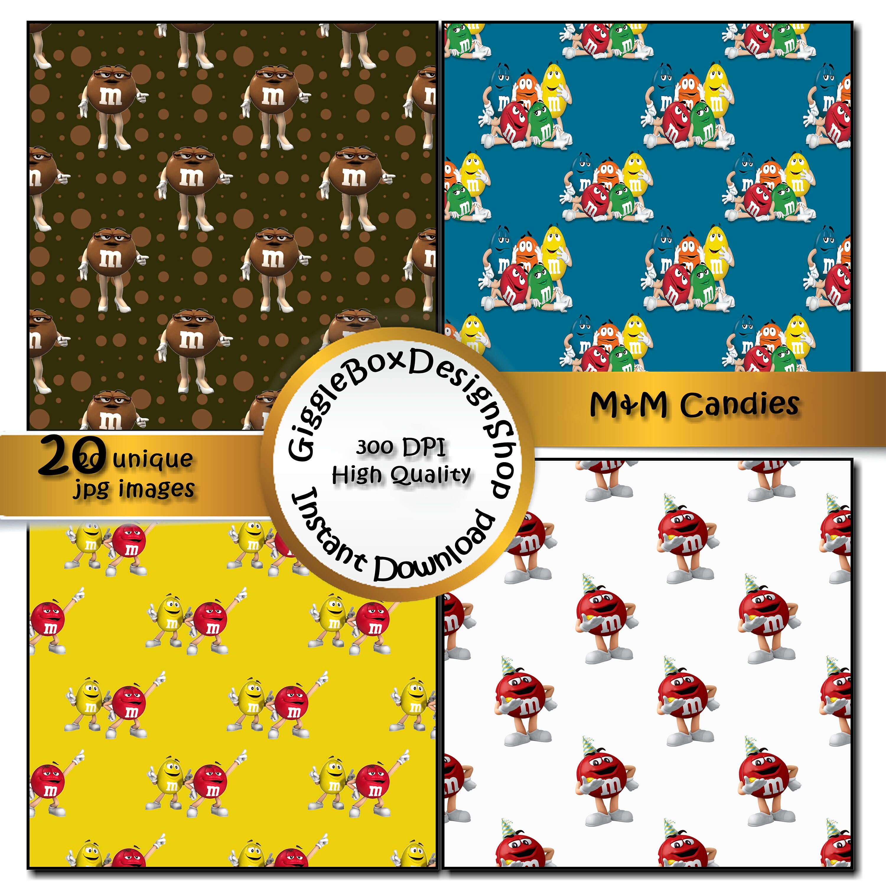Peanut M&amp;M Candy Party Printable Stationary Card Digital - Etsy