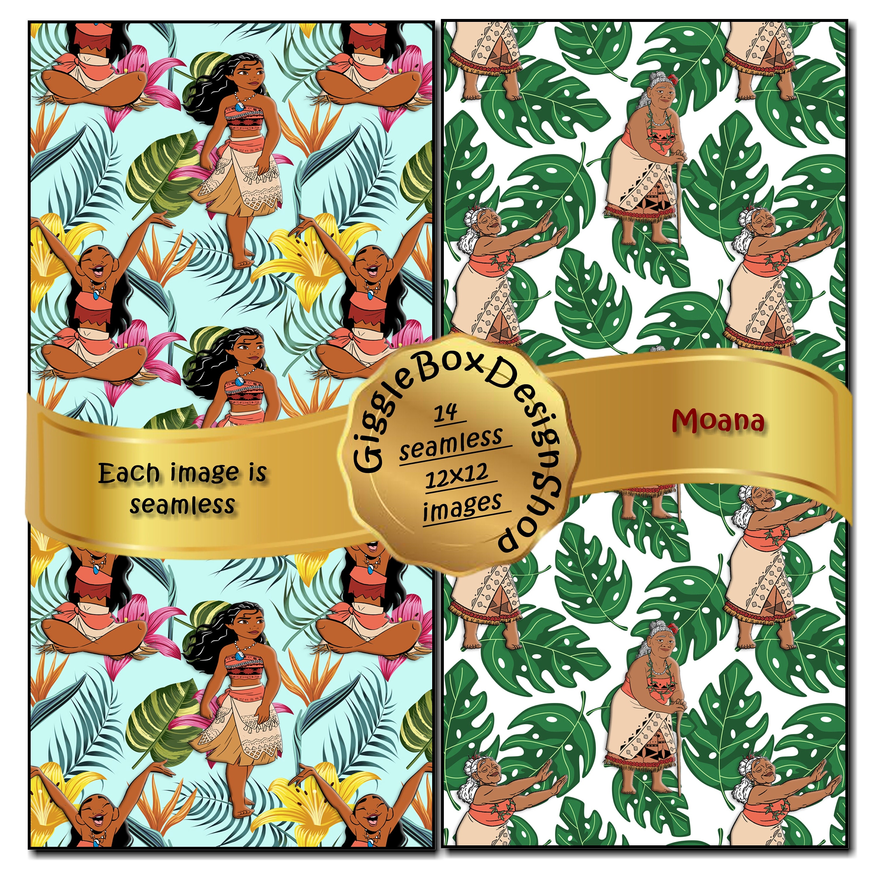 Moana Party Printable Moana Digital Paper Digital Paper - Etsy
