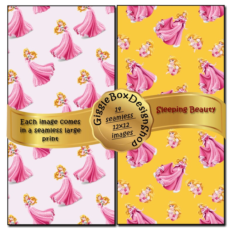 Sleeping Beauty Party Printable Stationary Card Making - Etsy