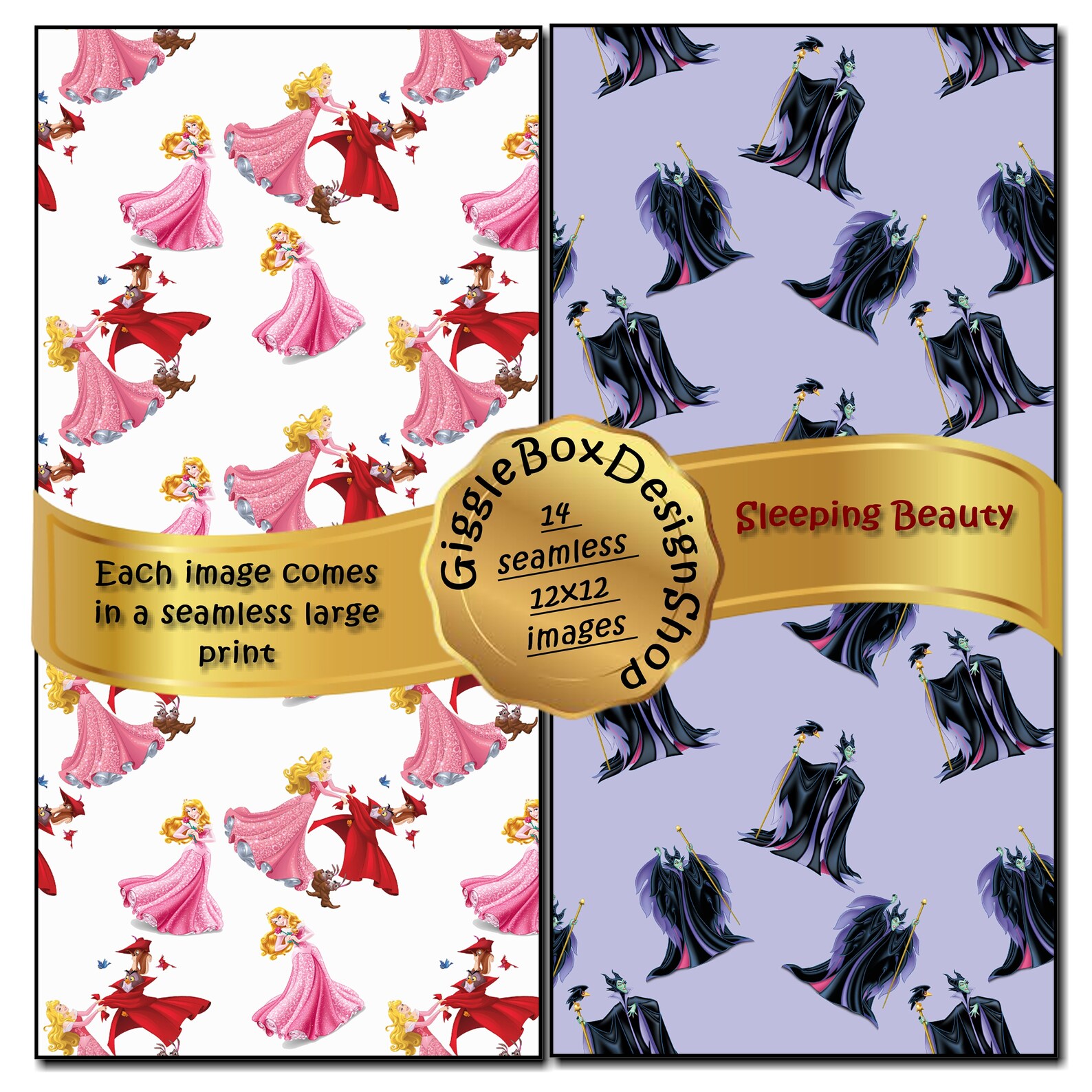 Sleeping Beauty Party Printable Stationary Card Making - Etsy