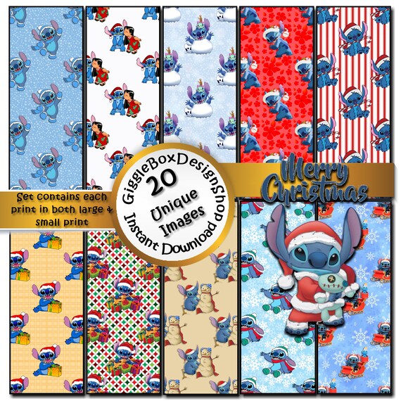 Stitch Wrapping Paper Sheets - Disney Lilo and Stitch Birthday Party Gift  Wrap Christmas Gift sold by Common Caril, SKU 40409584