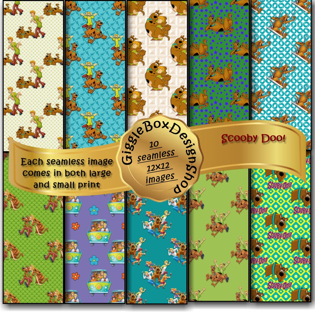 Scooby-doo Party Printable, Stationary, Card Making, Digital Paper ...
