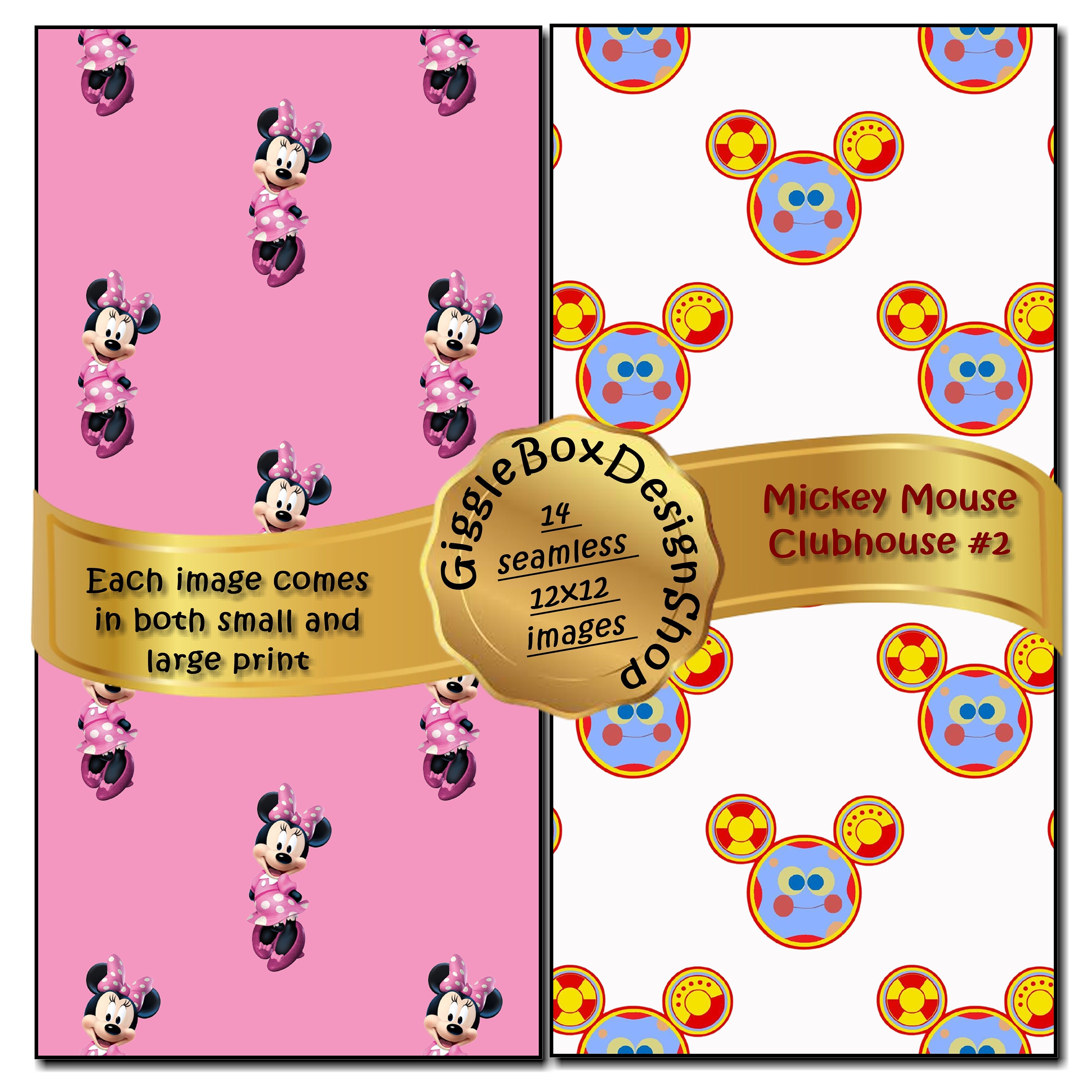 Kids Shows: Mickey Mouse Clubhouse 12 x 12 Paper