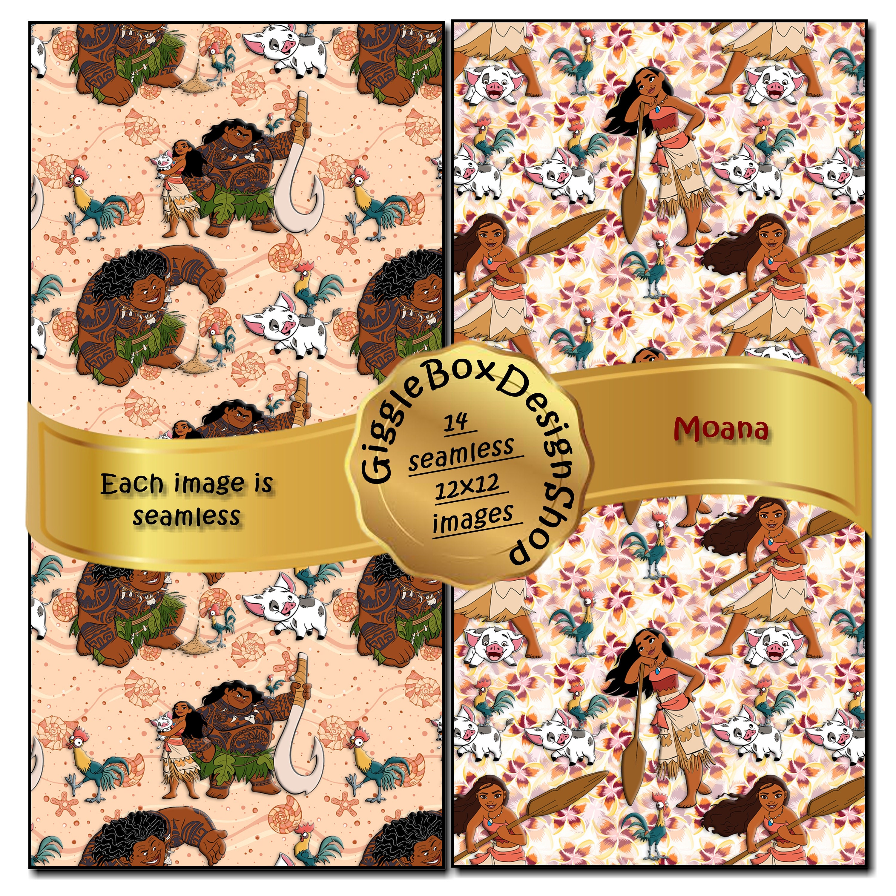 Moana Party Printable Moana Digital Paper Digital Paper - Etsy