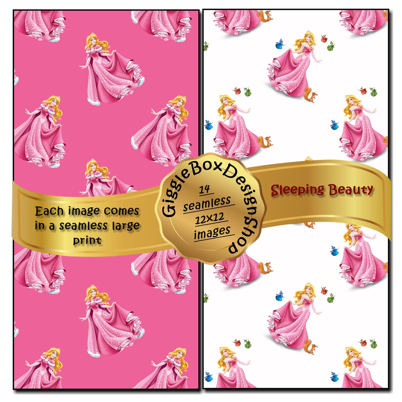 Sleeping Beauty Party Printable Stationary Card Making - Etsy