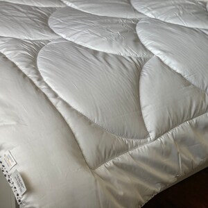 Alpakawolle Bettdecke Ganzjahreswolle gefüllte Bettdecke, weiche Tagesdecke, hypoallergen, 100% Baumwolle, reversibel, atmungsaktiv Bild 6