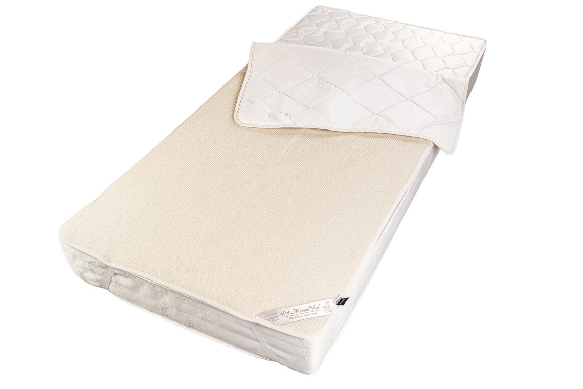 Merino Wool Mattress Topper Under Blanket Wool Bed Sheet Etsy UK