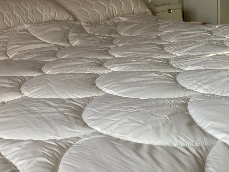 Alpakawolle Bettdecke Ganzjahreswolle gefüllte Bettdecke, weiche Tagesdecke, hypoallergen, 100% Baumwolle, reversibel, atmungsaktiv Bild 10