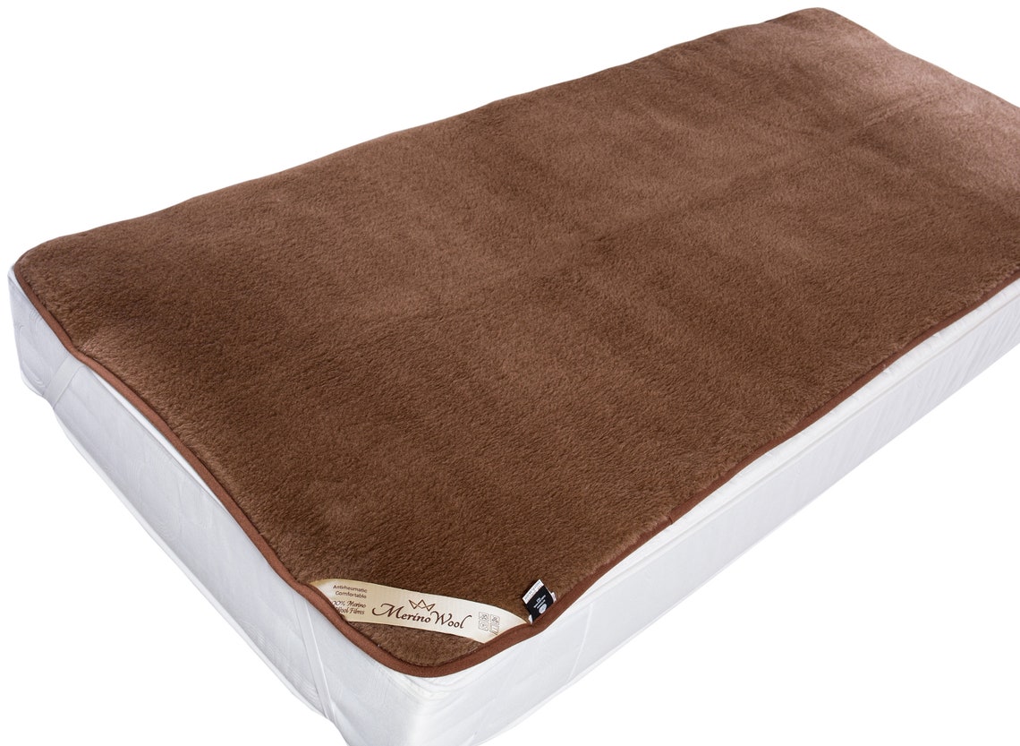 Merino Wool Mattress Topper Under Blanket Wool Bed Sheet Etsy