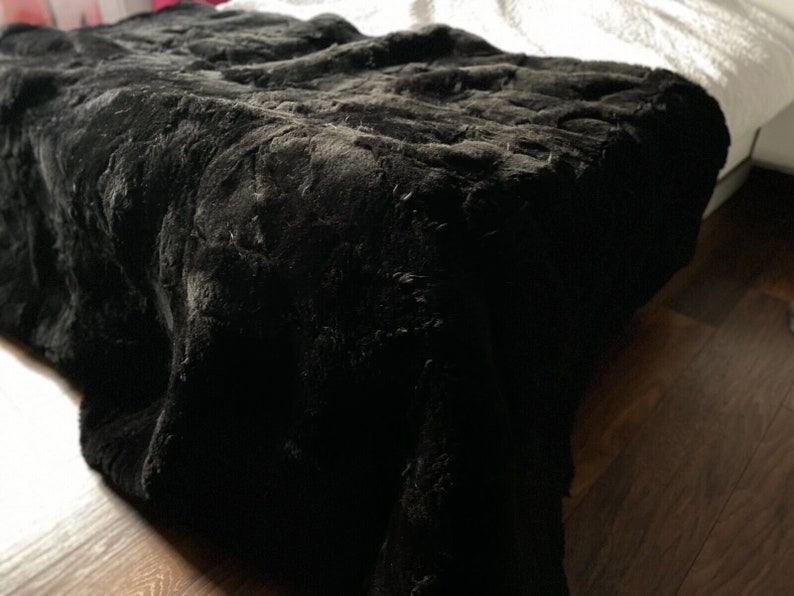 Hand Made Genuine Sheepskin Throw Sheepskin Rug Throw Etsy UK