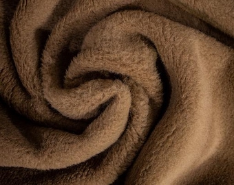 Handmade Merino Wool Blanket Throw Warm Bedding, Sofa Blanket - Woolmark Camel