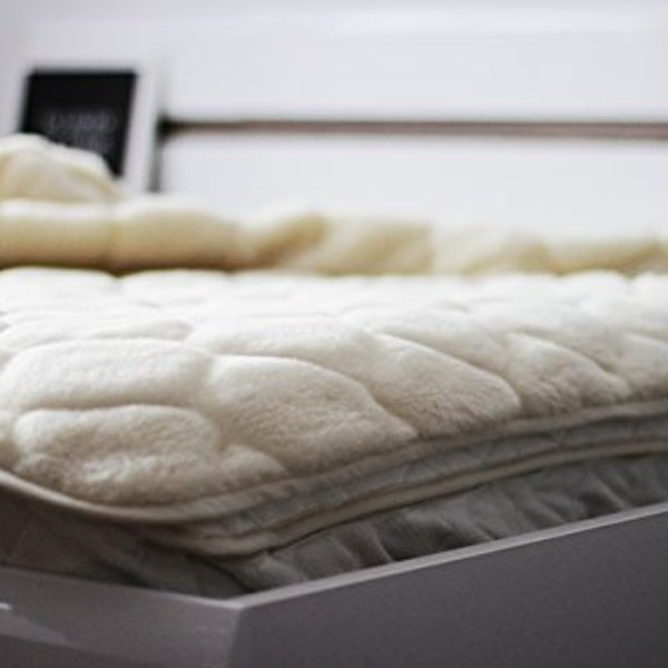 Wool Mattress Topper Etsy