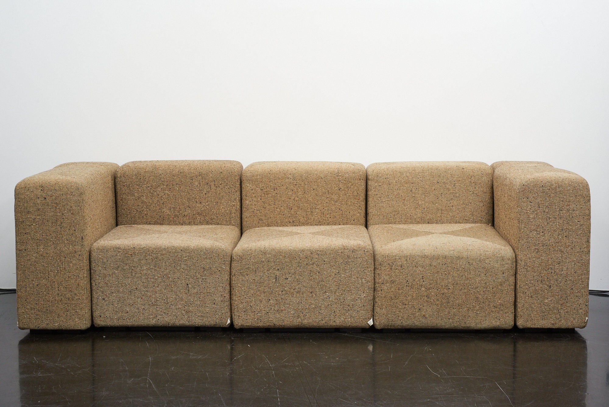 Ensemble de 2 Canapés Modulaires Sistema 61 Giancarlo Piretti Pour Castelli