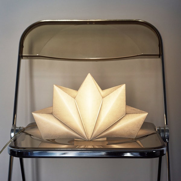 Hoshigame table lamp designed by Issey Miyake for Artemide