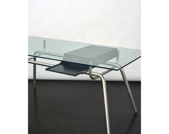 Stilvoller Stahlrohr-Executive-Schreibtisch