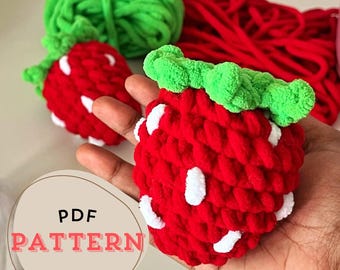 Strawberry Amigurumi PDF Pattern