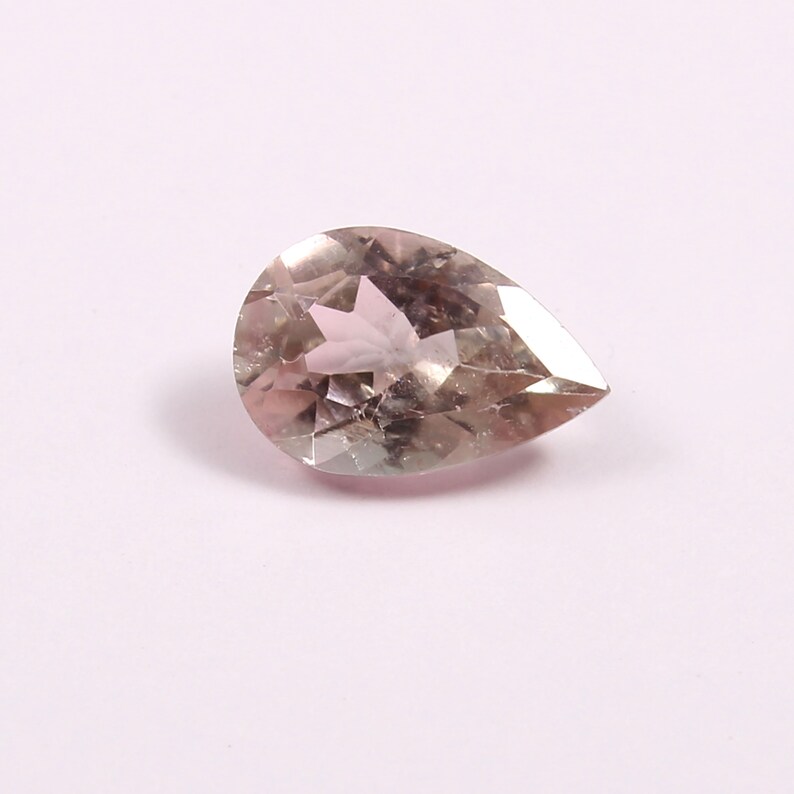 Faceted Tourmaline Pear Shape Tourmaline Gemstone 6*9 mm 1.15 Cts. Multi Tourmaline Bio Colour Tourmaline Gemstone