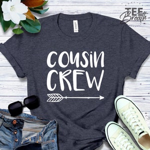 COUSIN CREW SHIRT, Familie T-Shirts, Familientreffen T Shirt, Familie Tshirt, Familie Spaß T-Shirt, Sommer Cousin Shirts, süße Pfeil