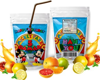 Mickey Mouse Capri Sun - Mickey Mouse Party - Mickey Mouse Theme - Mickey Mouse Birthday - Mickey Mouse Juice Pouch - Digital Item