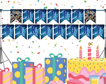 Black Panther Banner - Black Panther Backdrop - Black Panther Birthday - Black Panther Party - Digital Item