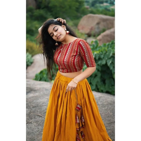Yellow Lehenga Choli for Haldi Ready to Wear Lehenga With - Etsy UK