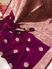 Bollywood Saree Banarasi Soft Cotton Silk Saree for Women Beautiful Indian Designer Party Wear Sari with Blouse 