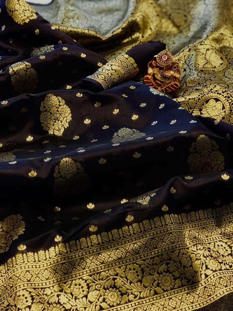 Beautiful Soft Banarasi Cotton Silk Saree for Women Indian | Etsy