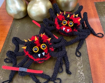 Star Wars Darth Maul Fan Art Stickad Spindel Plysch Söt Krypande Pom Pom Dekoration