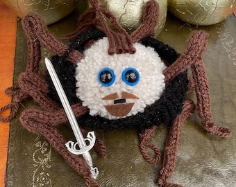 Uhtred, Uhtreds son, Det sista kungariket, fanart, stickad spindelplysch, viking, fanart-dekoration