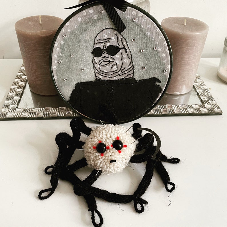 Hellraiser Pinhead Fan Art Pom Pom Cutey Crawley Spider With - Etsy