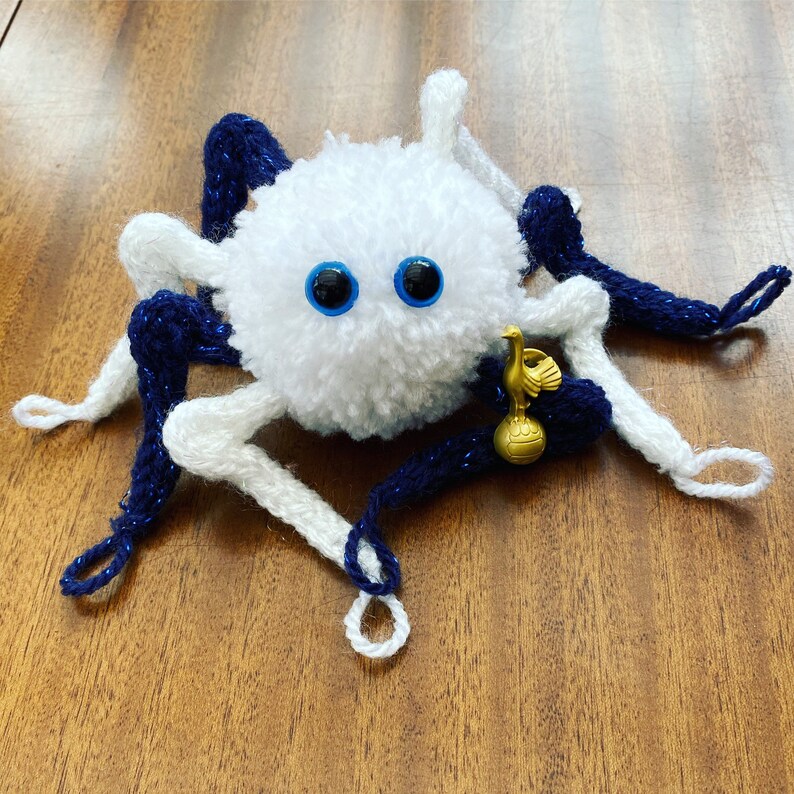 CUSTOM SPIDER build your own Cutey Crawley Pom Pom Knitted | Etsy