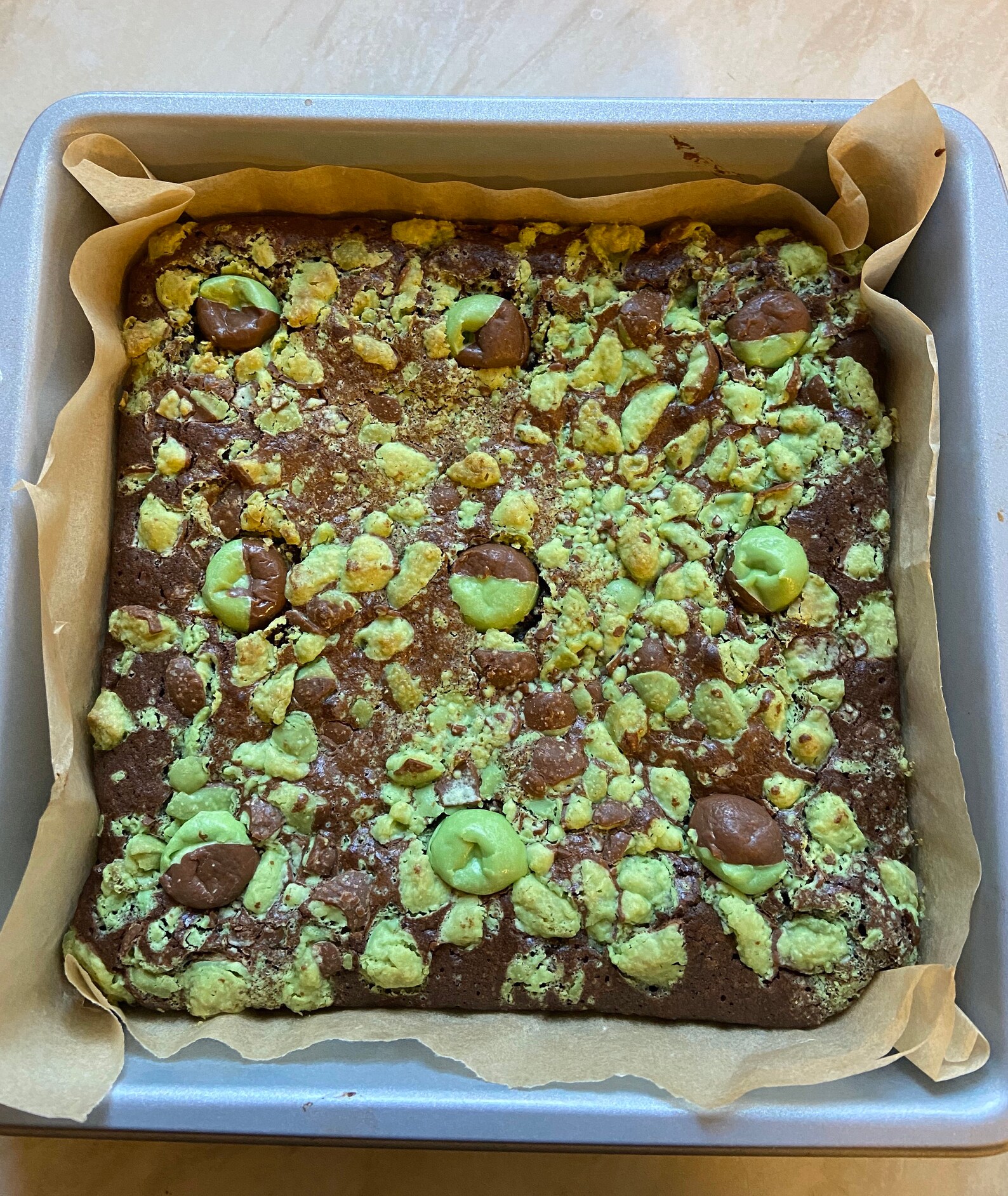 Mint Aero Belgian Chocolate Brownies. Postal Brownies Etsy