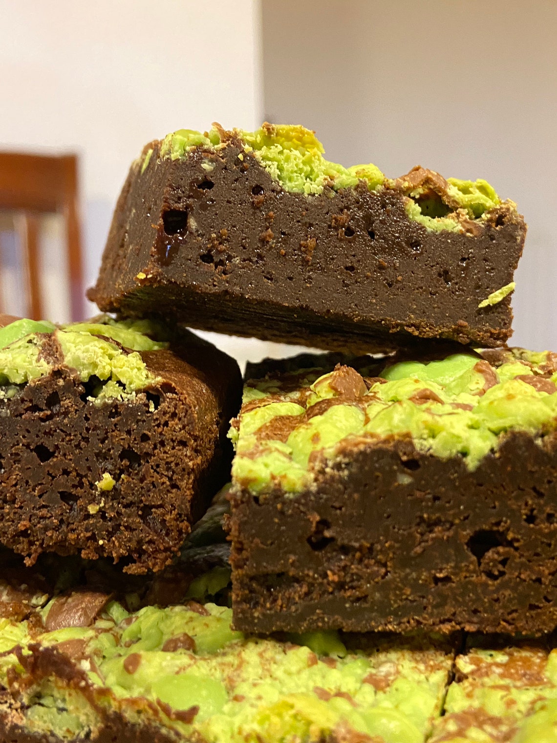 Mint Aero Belgian Chocolate Brownies. Postal Brownies Etsy