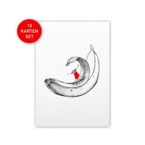Gemüse • Karten Set 10 Stück • Obst • Grußkarte • Postkarte • Food • Illustration