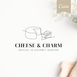 Charcuterie Business Logo Template | Charcuterie Canva Logo | Charcuterie Logo Design | Cheese Board Logo | Catering Logo | Food Logo