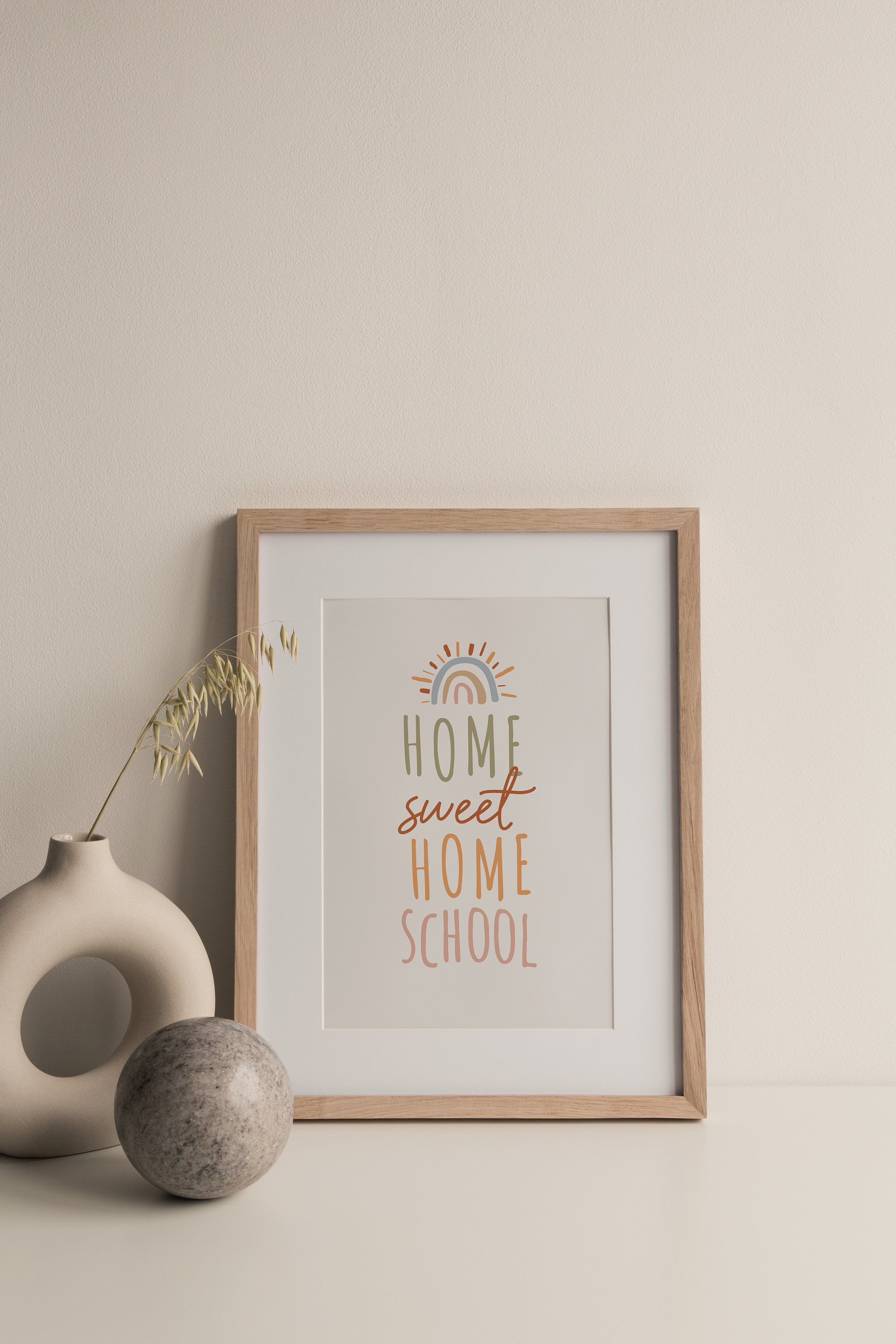 Home Sweet Home School Printable Wall Art Boho Nursery Wall Etsy UK