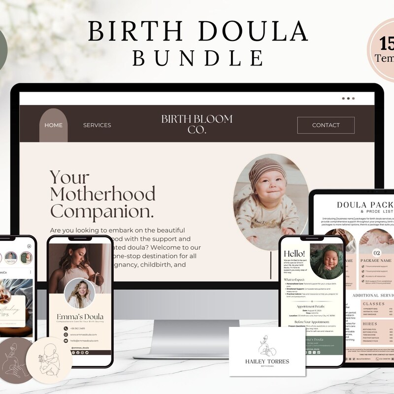 Doula Business Card - Etsy