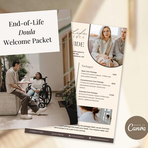 End of Life Doula Bundle | End of Life Doula Pricing Guide | End of Life Doula Logo | End of Life Doula Social Media Posts | Business Bundle