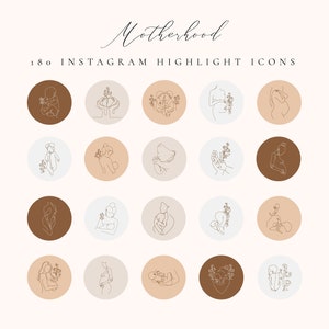 Doula Birth Worker Instagram Covers, Motherhood Instagram Highlight Covers, Doula Instagram Covers, Newborn Baby Highlight Covers