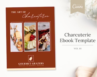 Charcuterie Business Ebook Template | Charcuterie Recipe Ebook | Charcuterie Tips | Charcuterie Board Ebook | Food Business Ebook