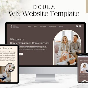 Site Web de Doula Wix en fin de vie | Design moderne