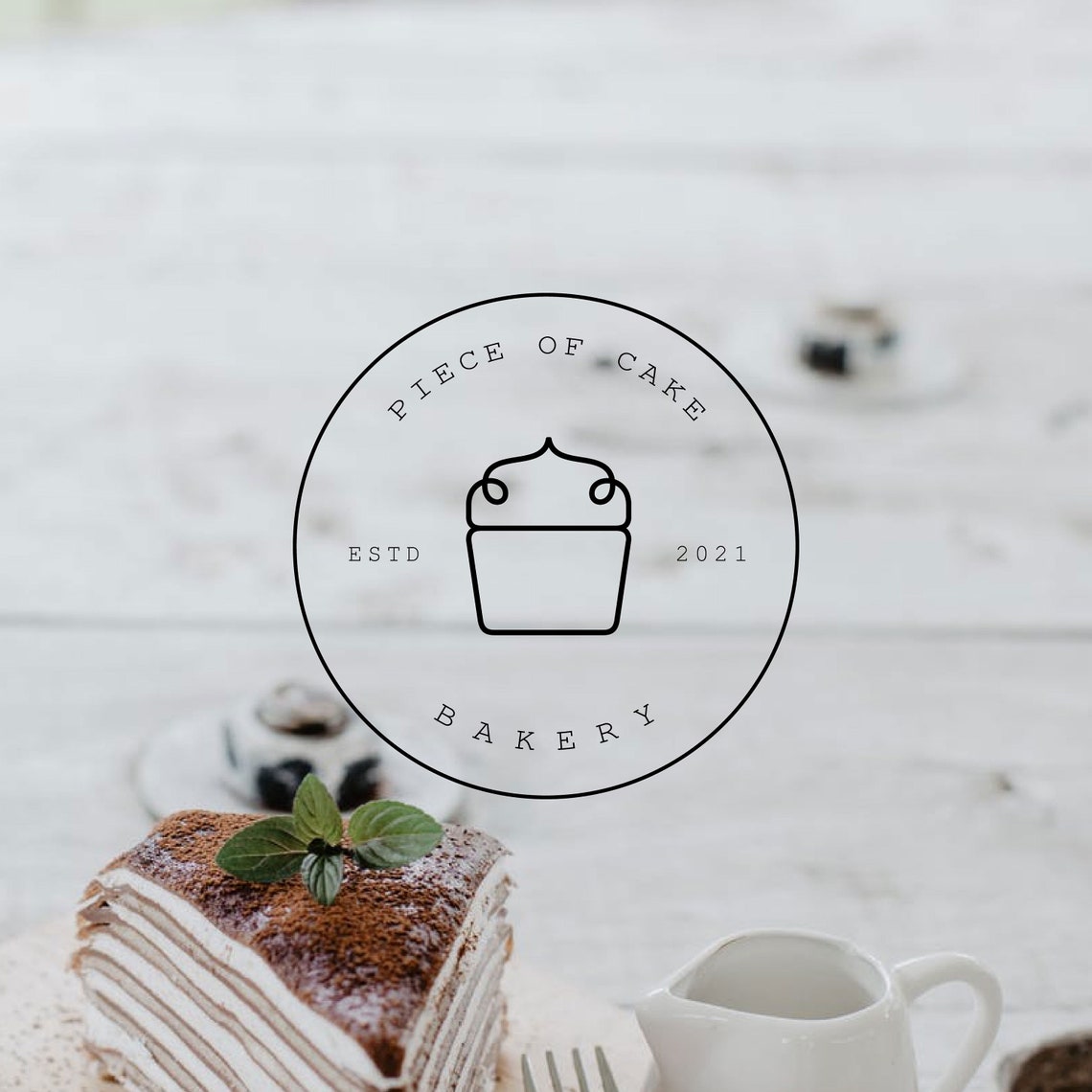 Bakery Logo Cafe Logo Minimal Logo Organic Food Logo Etsy