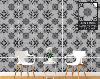Wall Tiles, Damascus Tilling, Backsplash Tiles, Tile Stickers, Adhésif Carrelage, Kitchen Backsplash, Tile Decals, Stair Riser, Staircase