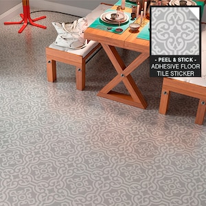 Traditional Tiles, Floor Tile Sticker, Floor Tile Decal, Floor Tiles, Tile Sticker, Tile Decal, Vinyl Sticker, Floor Decal, Floor Decor