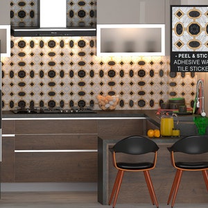 Marble and Gold, Luxurious Tiles, Marble Tiles, Gold Tiles, Kitchen Backsplash, Wall Tiles, Tile Sticker, Tile Decal, Vinyl Sticker, Gift