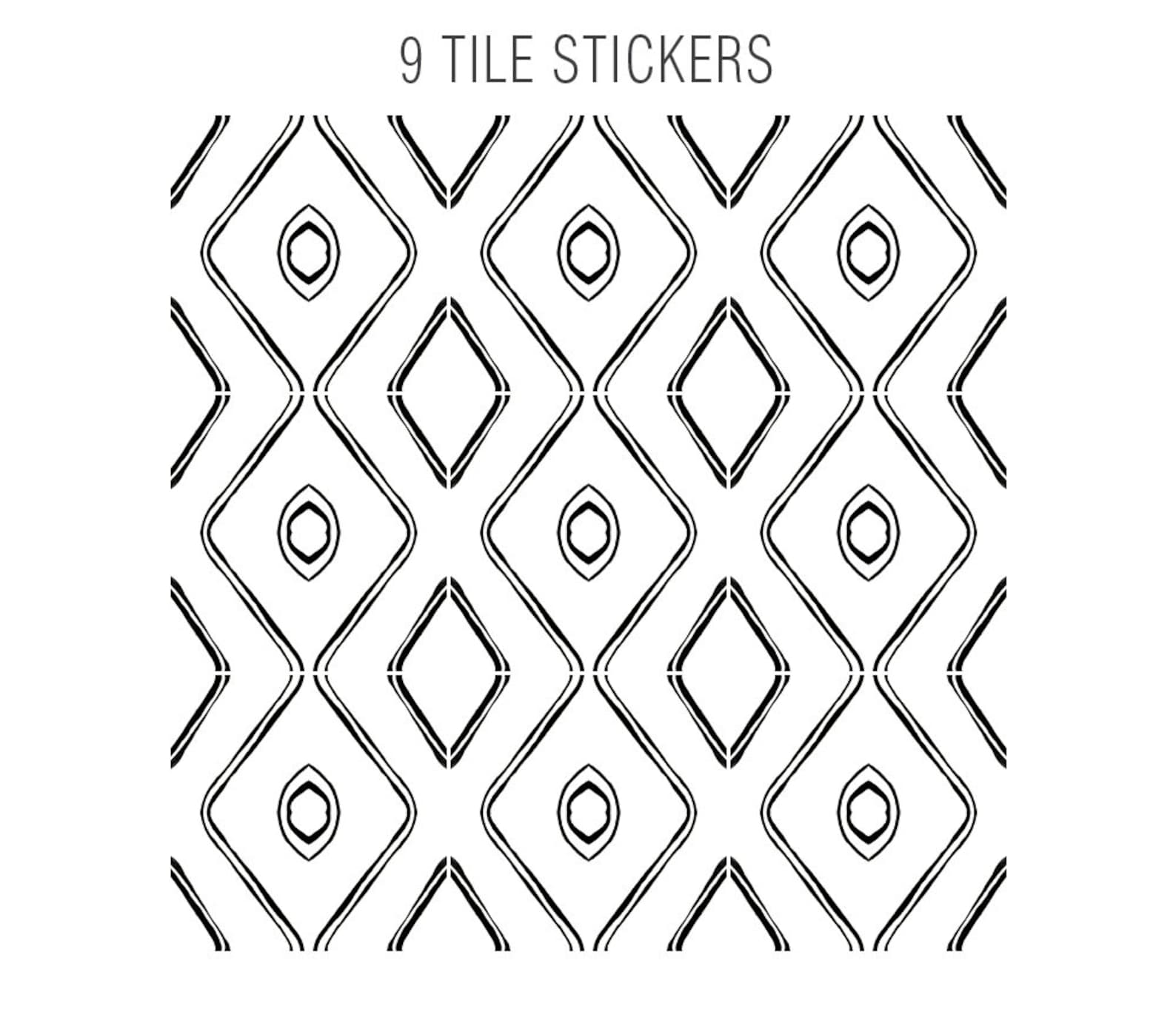 Wall Tile Stickers Peel & Stick Backsplash Peel and Stick Etsy
