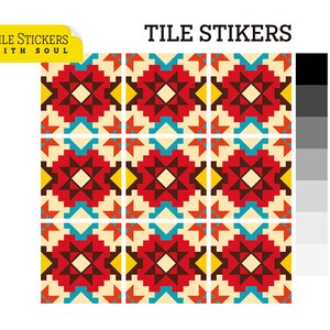Native American Inspirated Stair Risers, Tile Stair Risers, Vinyl ...
